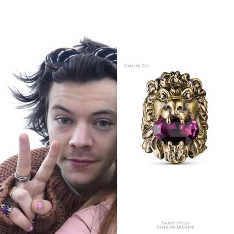 gucci rings harry styles|harry styles gucci handbags.